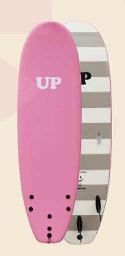[5334] SURFBOARD SOFT GO UP 6 ́6 PINK