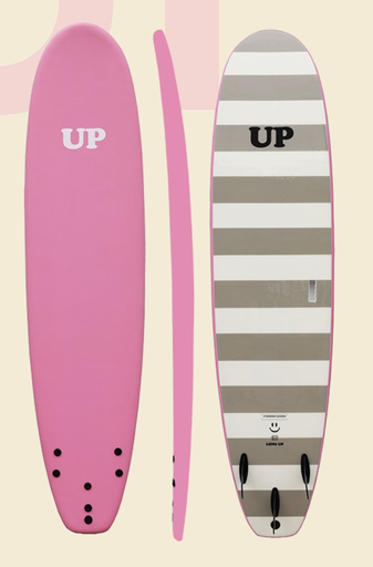 [5341] SURFBOARD SOFT HIGH UP 7 ́6 PINK