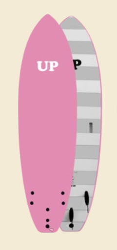 [5343] SURFBOARD SOFT WAY UP 7 ́0 PINK
