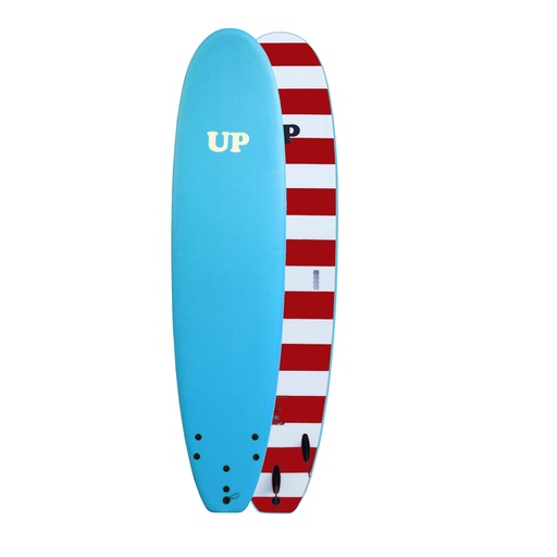 [TLSBUP045] SURFBOARD SOFT LONG UP 8 ́0 AQUAMARINE | WHITE
