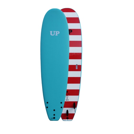 [TLSBUP043] SURFBOARD SOFT MEGA UP 8'6 AQUAMARINE | WHITE